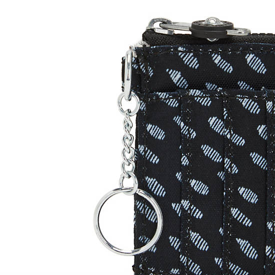 Kipling Dafni Printed Wallet Pénztárca Fekete Fehér | HU 2175UZ